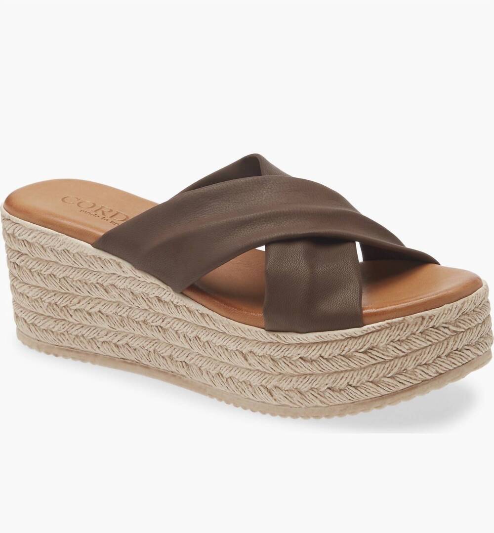 NEW CORDANI women's bella wedge in brown